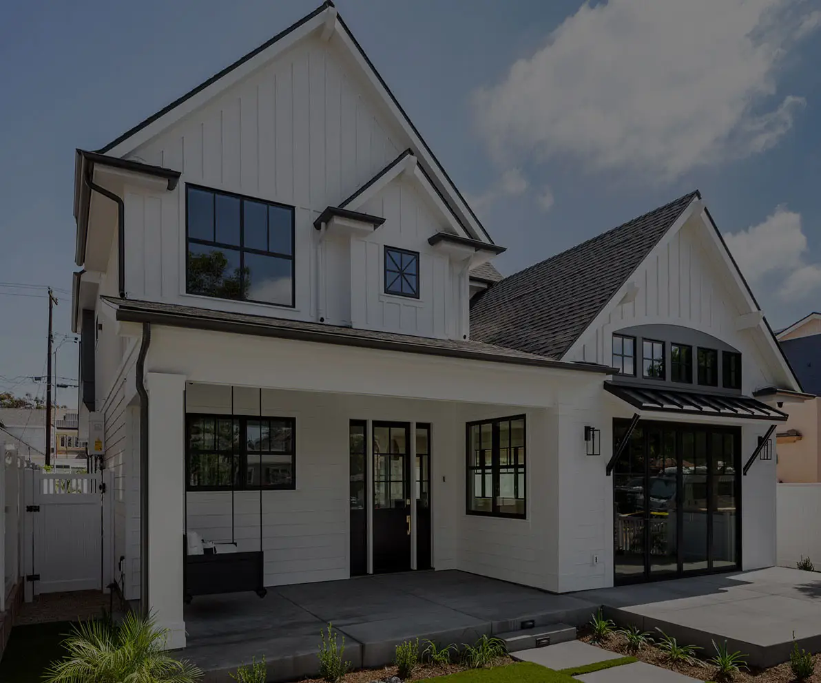 Custom home exterior by TerraCon Builders in San Diego Custom home exterior by TerraCon Builders in San Diego