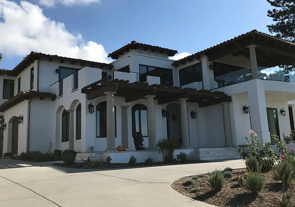 Spanish Style Remodel front view