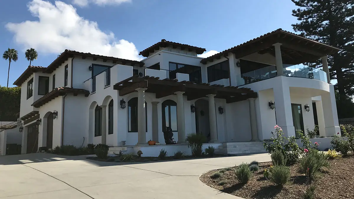 Spanish Style Remodel front view
